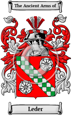 Leder Name Meaning, Family History, Family Crest & Coats of Arms