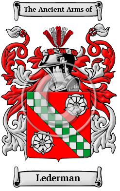 Lederman Family Crest/Coat of Arms