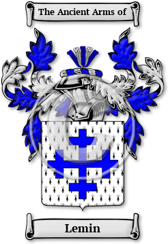 Lemin Family Crest Download (JPG) Legacy Series - 600 DPI