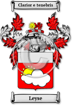 Leyse Family Crest Download (jpg) Legacy Series - 150 DPI