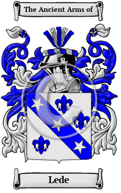 Lede Name Meaning, Family History, Family Crest & Coats of Arms