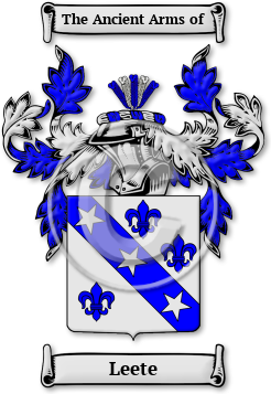 Leete Family Crest Download (jpg) Legacy Series - 150 DPI