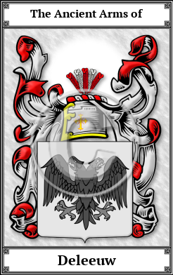 Deleeuw Family Crest Download (JPG)  Book Plated - 150 DPI