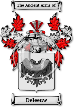Deleeuw Family Crest Download (jpg) Legacy Series - 150 DPI