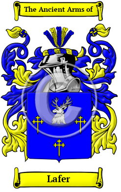 Lafer Family Crest/Coat of Arms