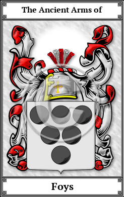 Foys Family Crest Download (JPG)  Book Plated - 150 DPI