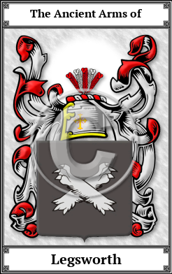 Legsworth Family Crest Download (JPG)  Book Plated - 150 DPI