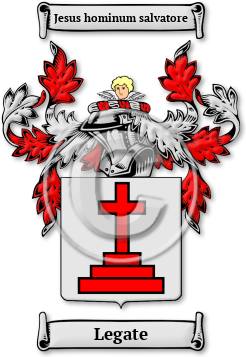 Legate Family Crest Download (jpg) Legacy Series - 150 DPI