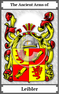Leibler Family Crest Download (JPG)  Book Plated - 150 DPI
