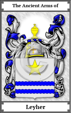 Leyher Family Crest Download (JPG)  Book Plated - 150 DPI
