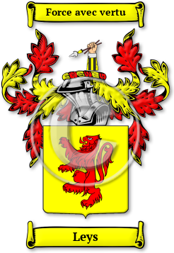 Leys Family Crest Download (JPG) Legacy Series - 600 DPI