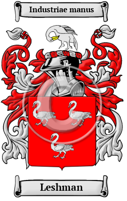 Leshman Family Crest/Coat of Arms