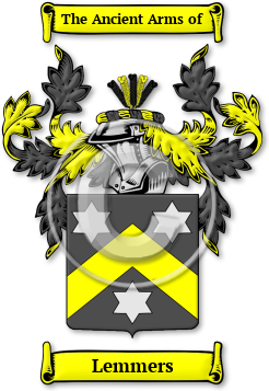 Lemmers Family Crest Download (jpg) Legacy Series - 150 DPI