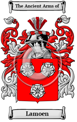 Lamoen Family Crest/Coat of Arms