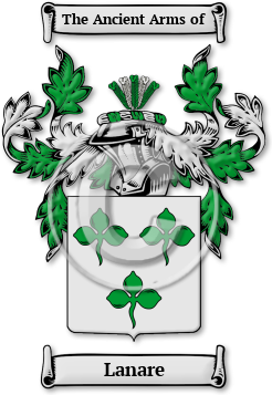Lanare Family Crest Download (jpg) Legacy Series - 150 DPI