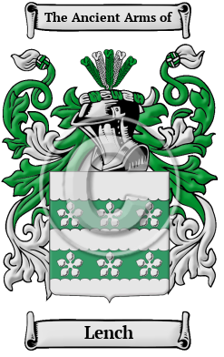 Lench Family Crest/Coat of Arms