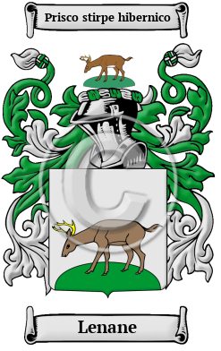 Lenane Family Crest/Coat of Arms