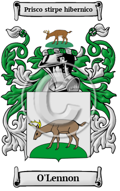O'Lennon Family Crest/Coat of Arms