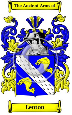 Lenton Family Crest/Coat of Arms