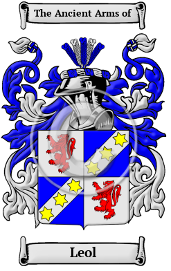 Leol Family Crest/Coat of Arms