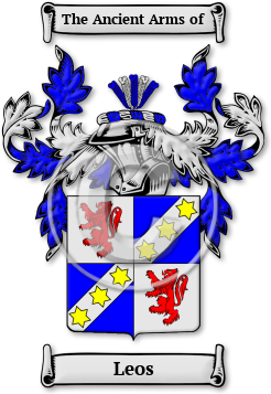 Leos Family Crest Download (jpg) Legacy Series - 150 DPI