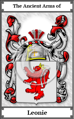 Leonie Family Crest Download (JPG)  Book Plated - 150 DPI