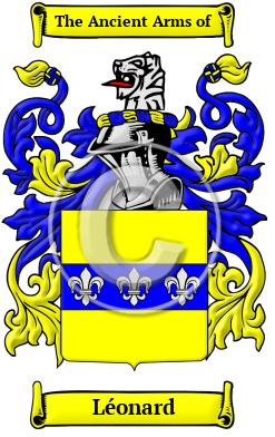 Léonard Family Crest/Coat of Arms