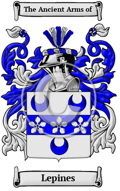 Lepines Family Crest/Coat of Arms