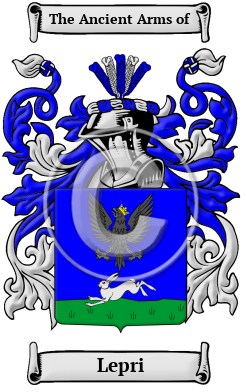 Lepri Family Crest/Coat of Arms