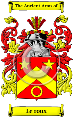 Le roux Family Crest Download (JPG) Heritage Series - 300 DPI