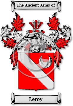 Leroy Family Crest Download (JPG) Legacy Series - 600 DPI