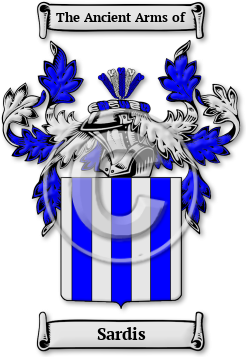 Sardis Family Crest Download (JPG) Legacy Series - 600 DPI