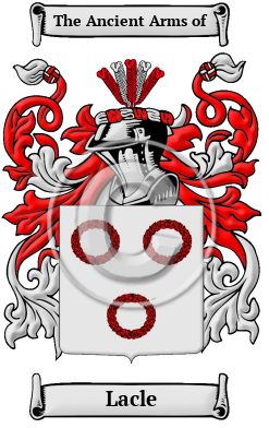 Lacle Family Crest/Coat of Arms