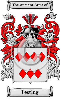 Lesting Family Crest Download (JPG) Heritage Series - 300 DPI
