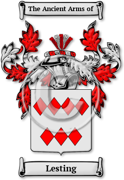 Lesting Family Crest Download (jpg) Legacy Series - 150 DPI