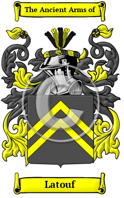 Latouf Family Crest/Coat of Arms