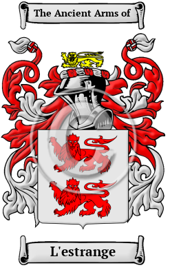 L'estrange Name Meaning, Family History, Family Crest & Coats of Arms
