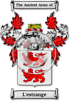 L'estrange Family Crest Download (JPG) Legacy Series - 600 DPI