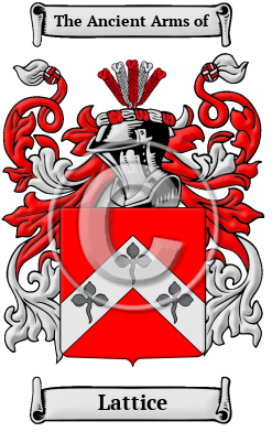 Lattice Family Crest/Coat of Arms