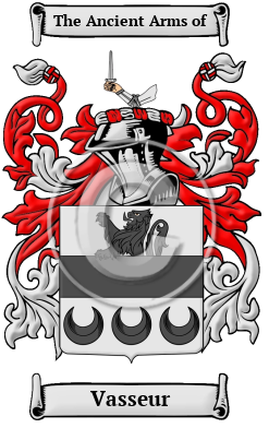 Vasseur Family Crest/Coat of Arms