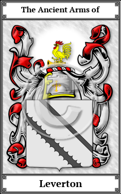 Leverton Family Crest Download (JPG) Book Plated - 600 DPI