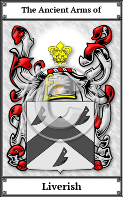 Liverish Family Crest Download (JPG)  Book Plated - 150 DPI