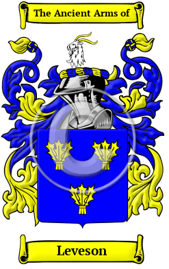 Leveson Family Crest Download (JPG) Heritage Series - 600 DPI