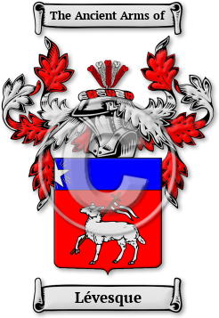 Lévesque Family Crest Download (jpg) Legacy Series - 150 DPI