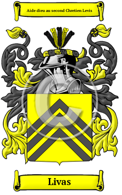 Livas Family Crest/Coat of Arms