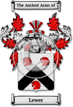 Lewer Family Crest Download (JPG) Legacy Series - 600 DPI