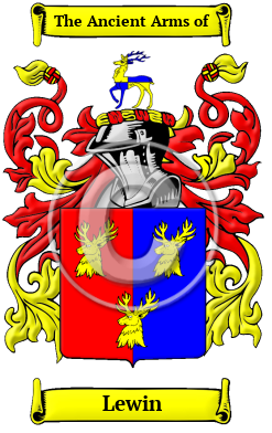 Lewin Family Crest/Coat of Arms