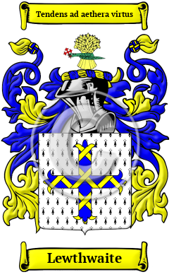 Lewthwaite Family Crest/Coat of Arms