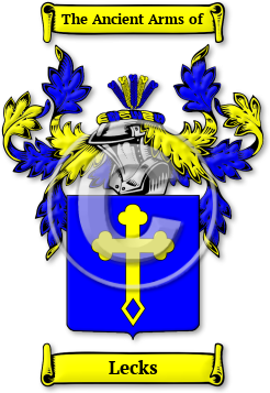 Lecks Family Crest Download (JPG) Legacy Series - 600 DPI