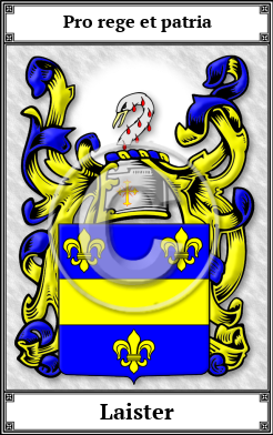 Laister Family Crest Download (JPG)  Book Plated - 150 DPI